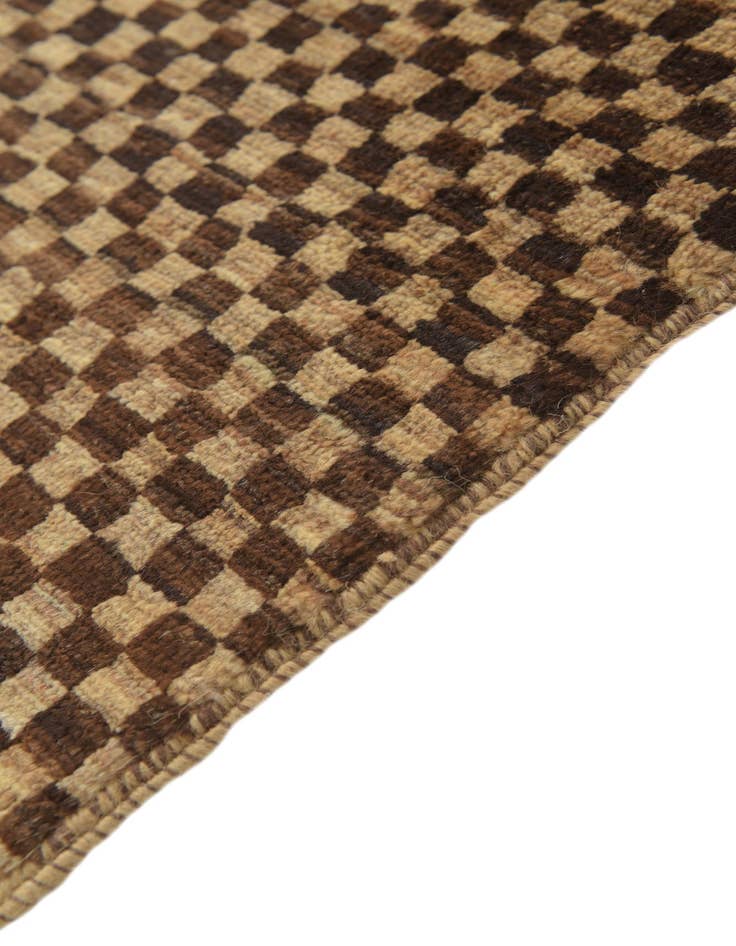 Detail image of  6' 1 x 9' 8  Hand Knotted Kashkuli Gabbeh Oriental Wool Rug