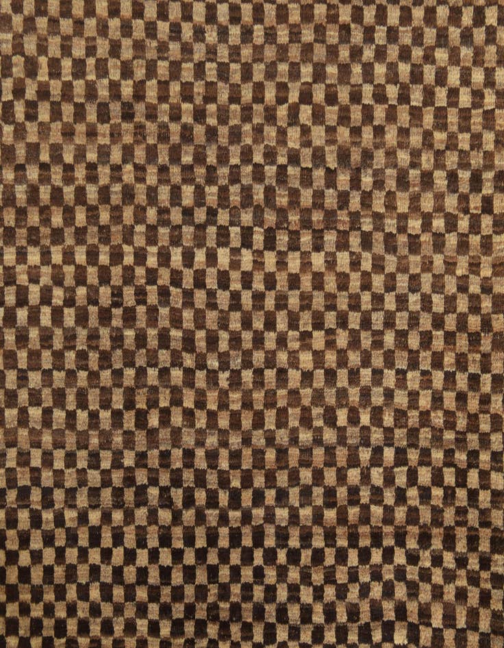 Detail image of  6' 1 x 9' 8  Hand Knotted Kashkuli Gabbeh Oriental Wool Rug