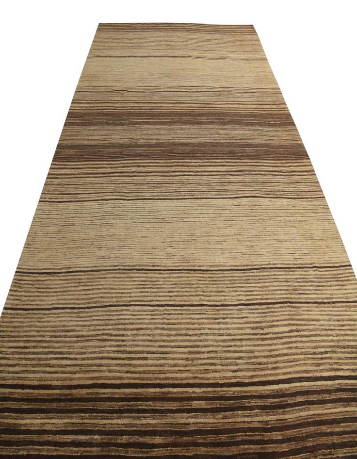 Detail image of  9' 10 x 14' 1  Hand Knotted Kashkuli Gabbeh Wool Rug