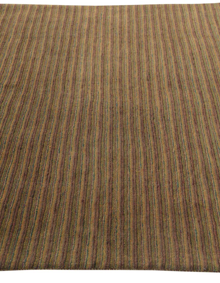 Detail image of  5' 8 x 8'  Hand Knotted Kashkuli Gabbeh Wool Rug