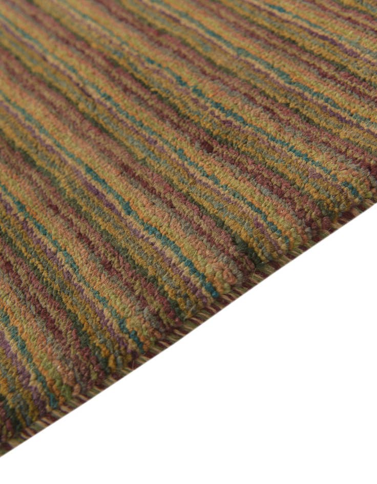 Detail image of  5' 8 x 8'  Hand Knotted Kashkuli Gabbeh Wool Rug