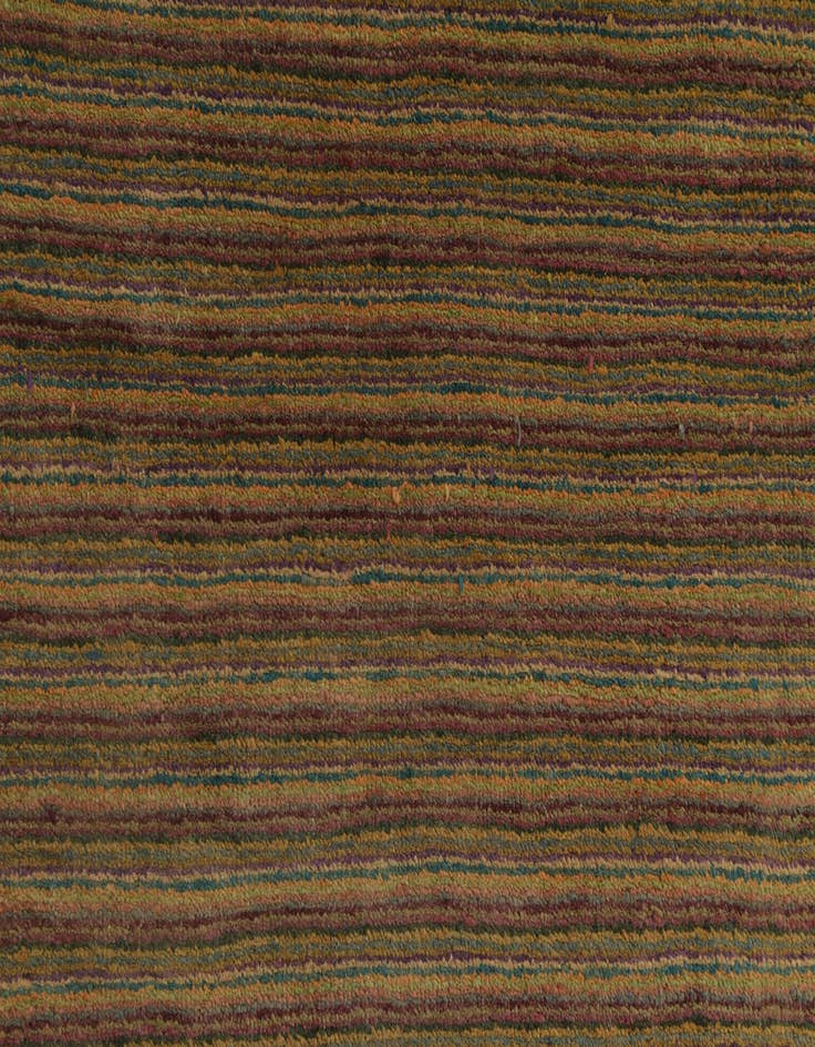 Detail image of  5' 8 x 8'  Hand Knotted Kashkuli Gabbeh Wool Rug