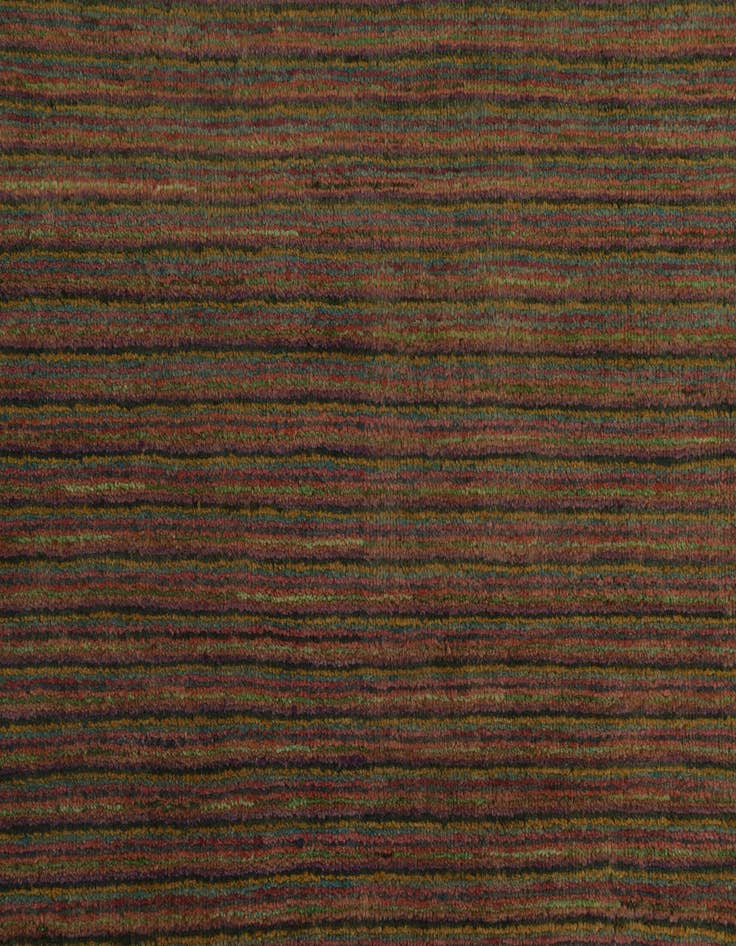 Detail image of  5' 8 x 8' 2  Hand Knotted Kashkuli Gabbeh Oriental Wool Rug