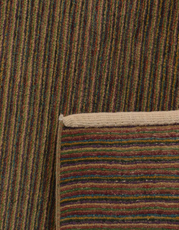 Detail image of  5' 8 x 8' 2  Hand Knotted Kashkuli Gabbeh Oriental Wool Rug