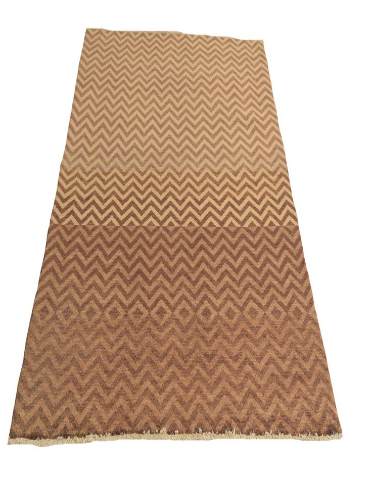 Detail image of  4' 7 x 6' 5  Hand Knotted Kashkuli Gabbeh Oriental Wool Rug