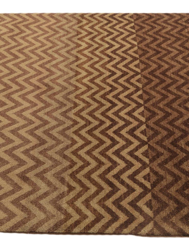 Detail image of  4' 7 x 6' 5  Hand Knotted Kashkuli Gabbeh Oriental Wool Rug