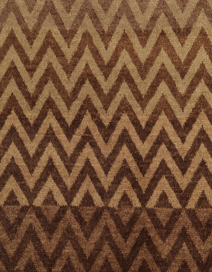 Detail image of  4' 7 x 6' 5  Hand Knotted Kashkuli Gabbeh Oriental Wool Rug