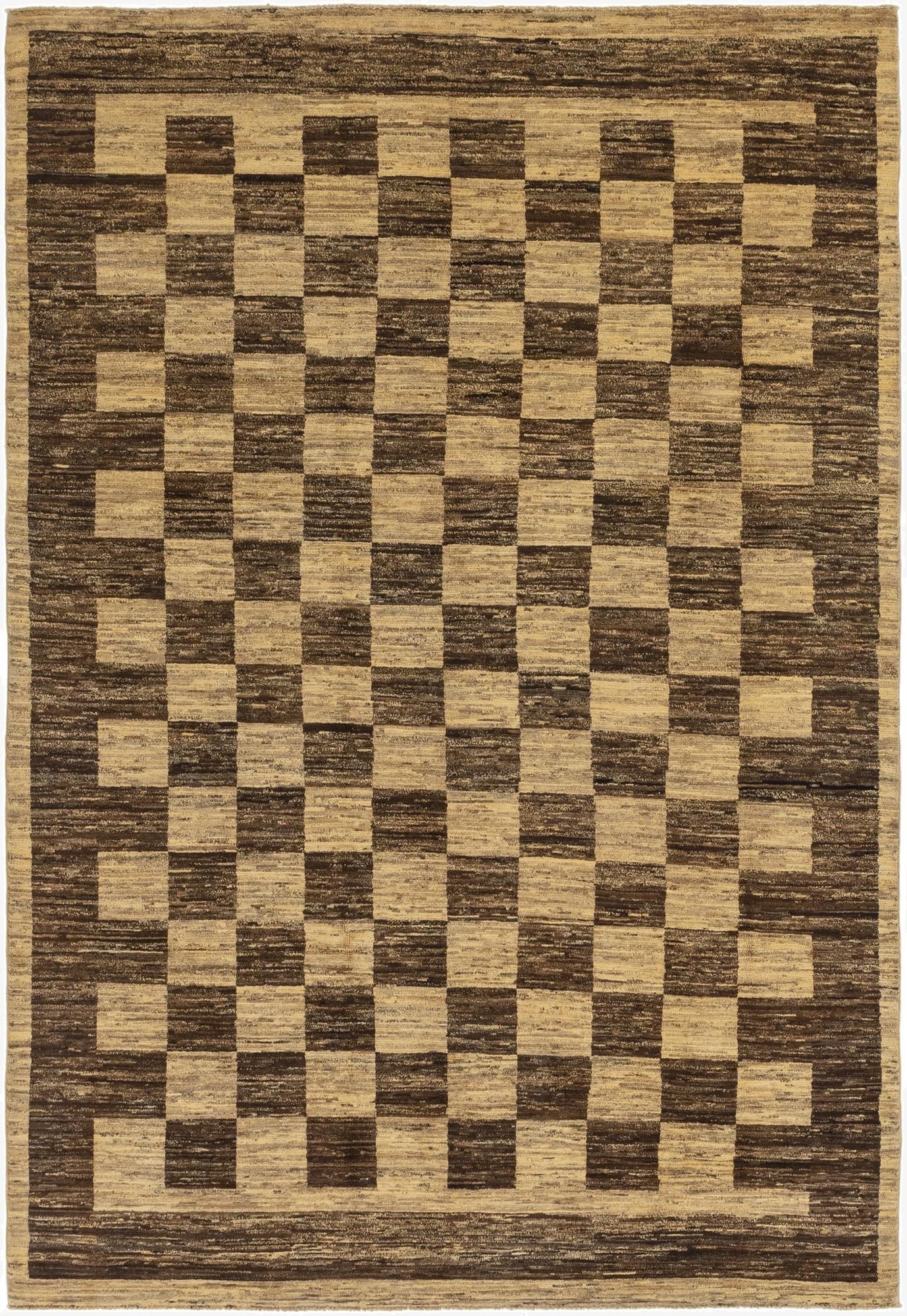  6' 6 x 9' 8  Hand Knotted Kashkuli Gabbeh Wool Rug
