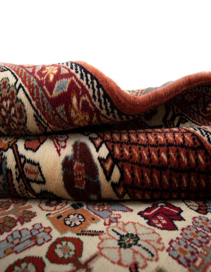 Detail image of  3' 5 x 4' 11  Hand Knotted Kashkuli Persian Wool Rug