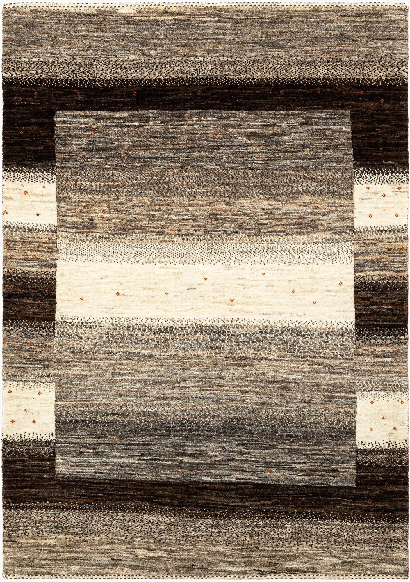  3' 3 x 4' 6  Hand Knotted Kashkuli Rug