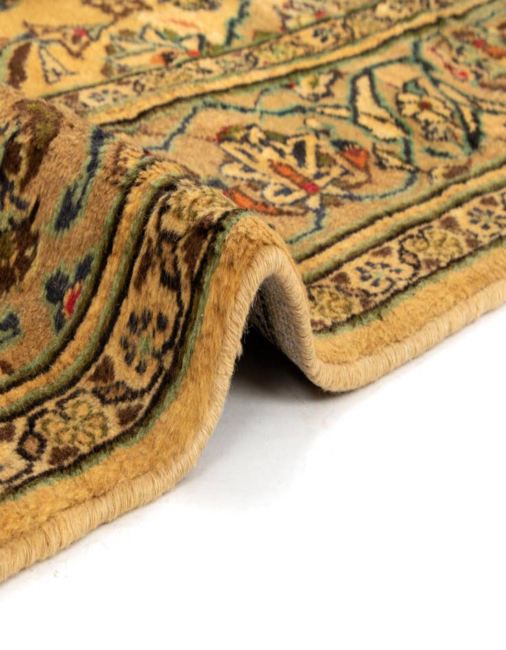 Detail image of  6' 4 x 9' 9  Hand Knotted Kashmar Persian Wool Rug