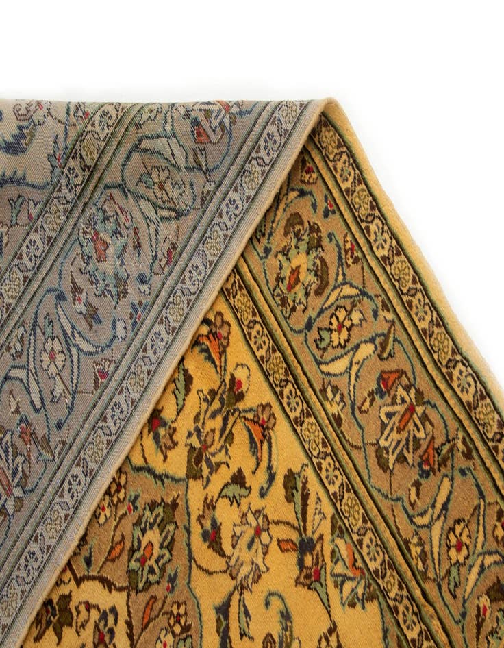 Detail image of  6' 4 x 9' 9  Hand Knotted Kashmar Persian Wool Rug