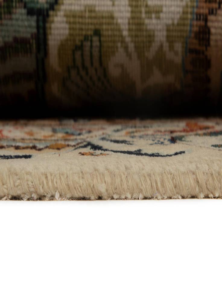 Detail image of 8' 1 x 11' 2 Hand Knotted Kashmar Persian Wool Rug