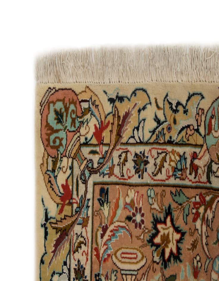 Detail image of 8' 1 x 11' 2 Hand Knotted Kashmar Persian Wool Rug