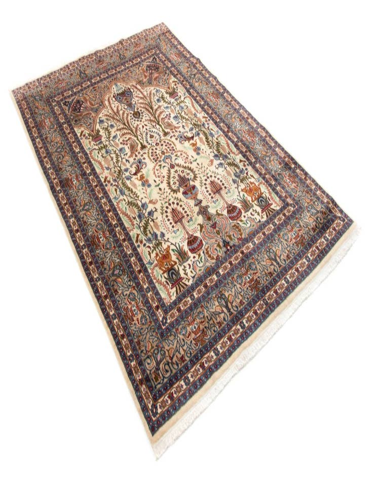 Detail image of  8' 2 x 11' 2  Hand Knotted Kashmar Persian Wool Rug