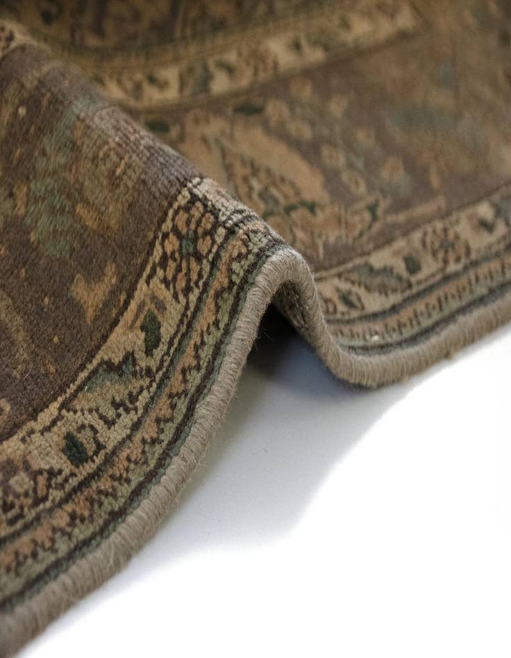 Detail image of  6' 5 x 9' 7  Hand Knotted Kashmar Persian Wool Rug