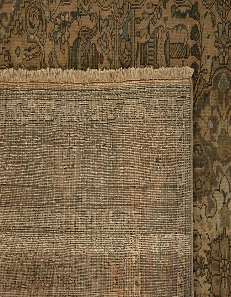 Detail image of  6' 5 x 9' 7  Hand Knotted Kashmar Persian Wool Rug