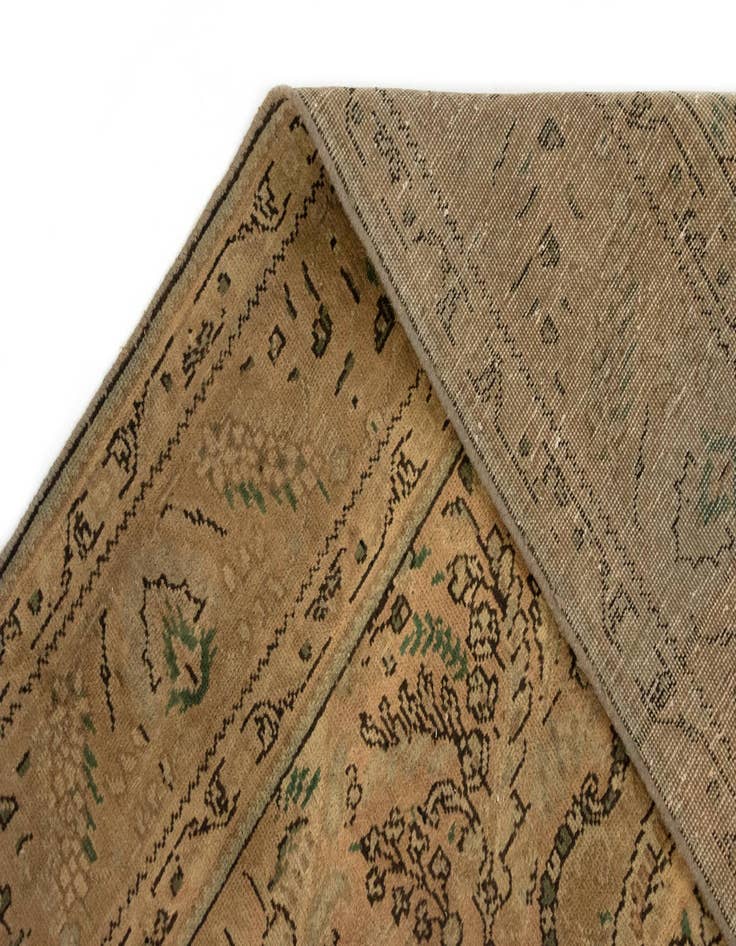 Detail image of  6' 6 x 9' 9  Hand Knotted Kashmar Persian Wool Rug