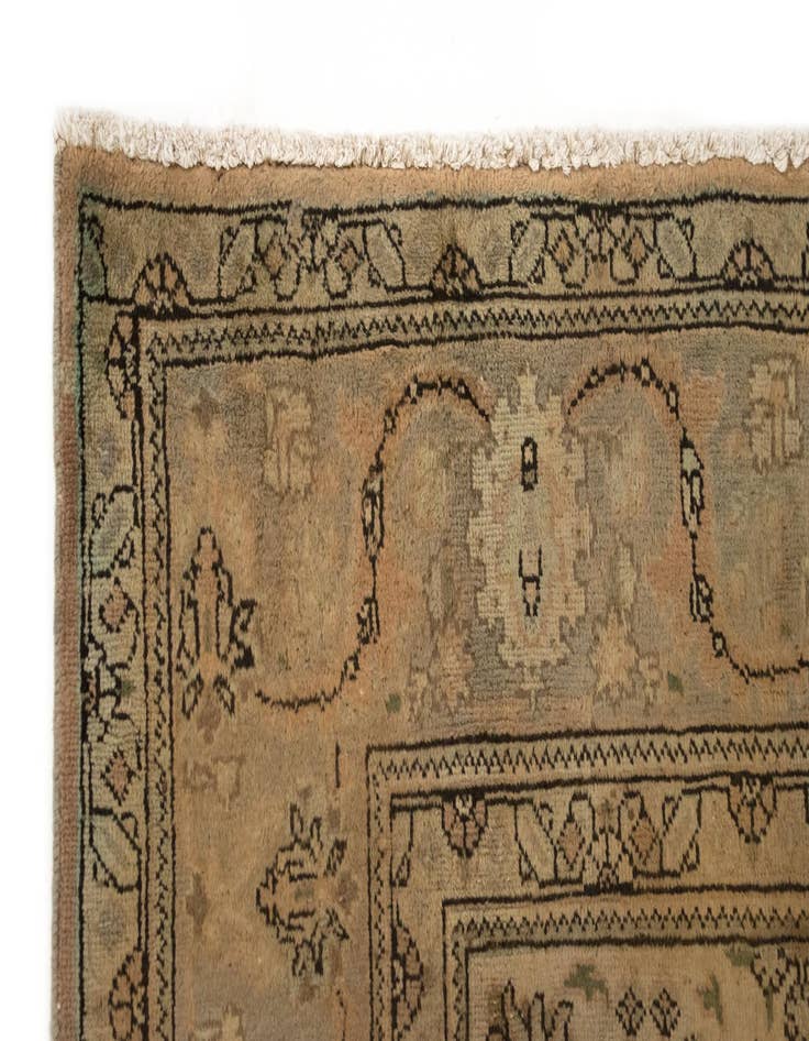 Detail image of  7' 1 x 10' 5  Hand Knotted Kashmar Persian Wool Rug