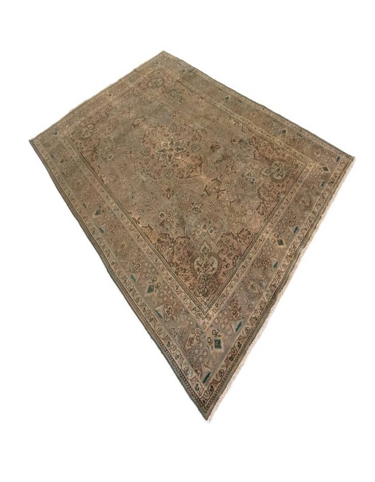 Detail image of  8' 2 x 11' 8  Hand Knotted Kashmar Persian Wool Rug