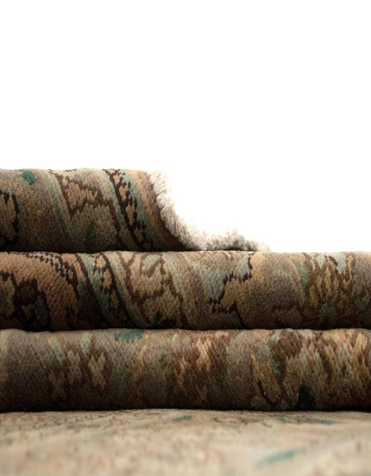 Detail image of  8' 2 x 11' 8  Hand Knotted Kashmar Persian Wool Rug