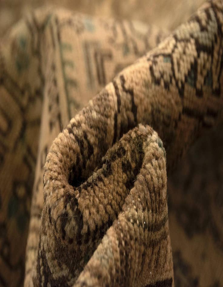 Detail image of  8' 1 x 11' 2  Hand Knotted Kashmar Persian Wool Rug