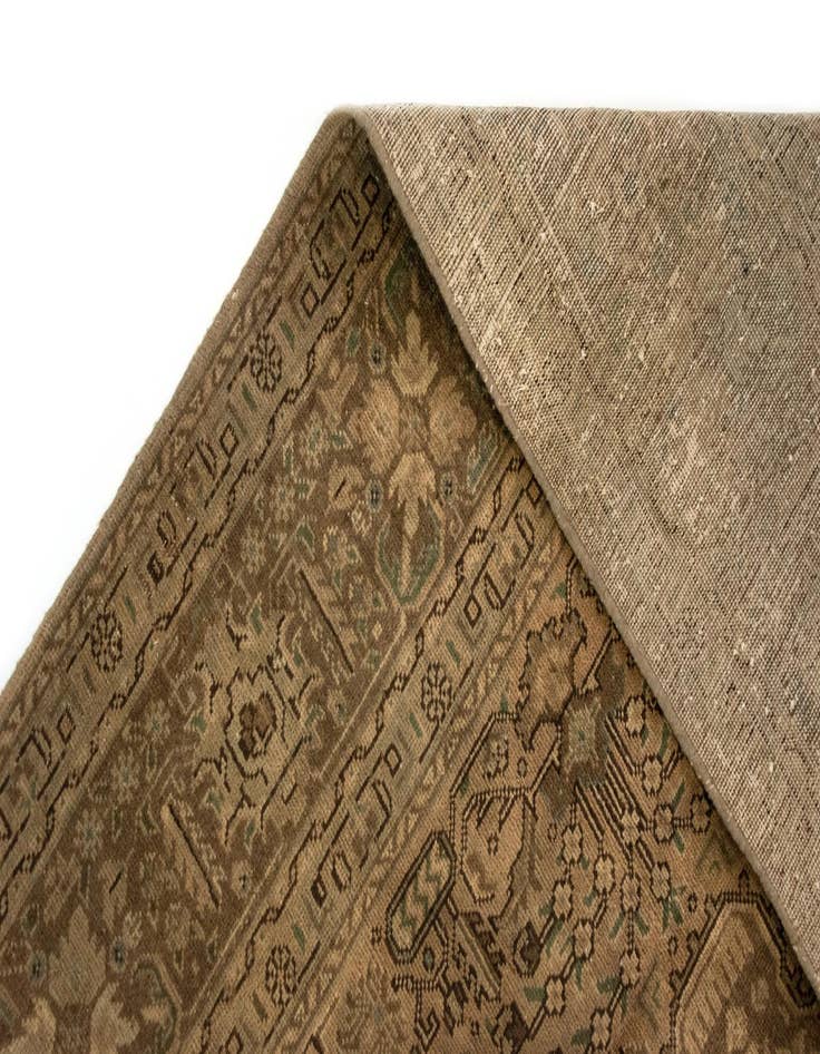 Detail image of  8' 1 x 11' 2  Hand Knotted Kashmar Persian Wool Rug