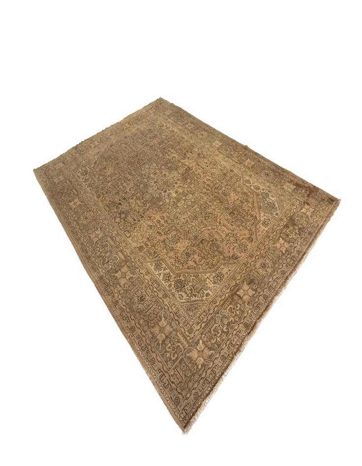 Detail image of  8' 1 x 11' 2  Hand Knotted Kashmar Persian Wool Rug