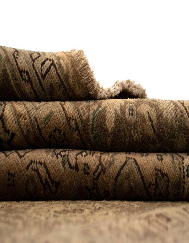 Detail image of  8' 1 x 11' 2  Hand Knotted Kashmar Persian Wool Rug