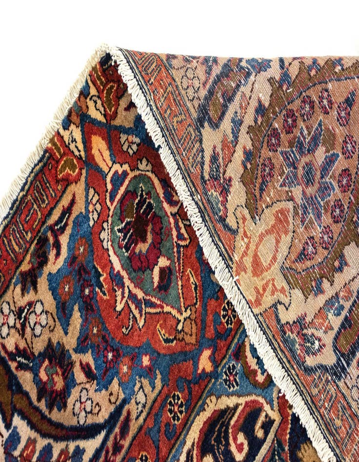 Detail image of  8' 11 x 11' 11  Hand Knotted Kashmar Persian Wool Rug