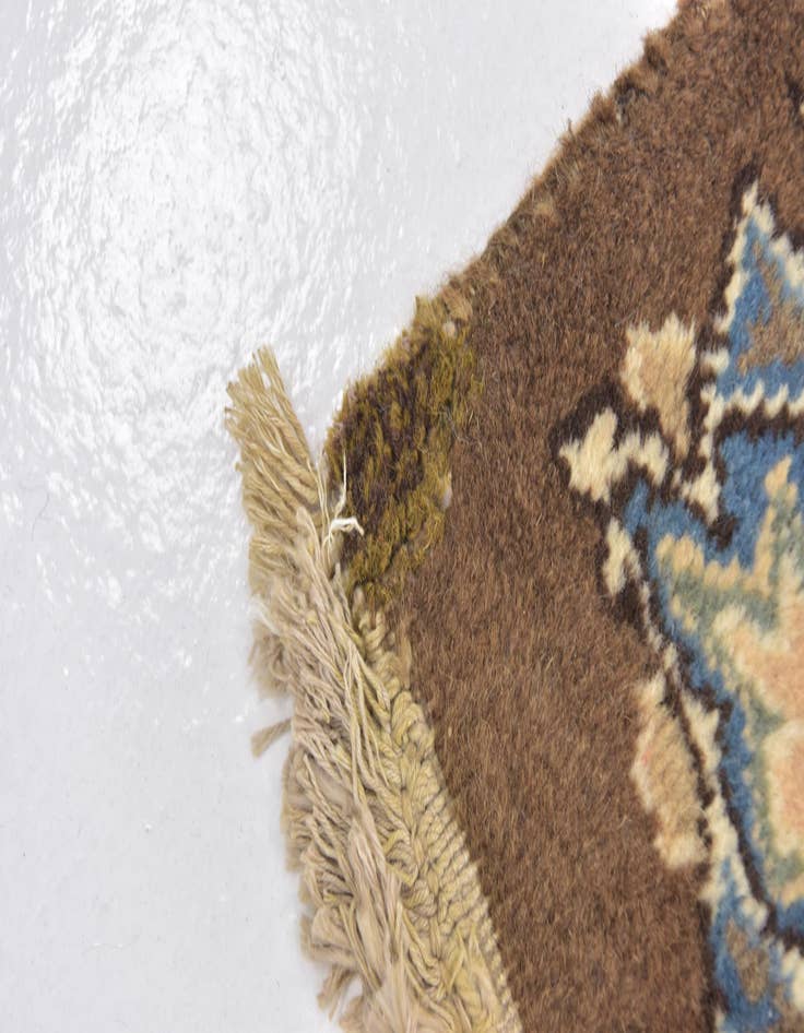 Detail image of  9' 8 x 12' 7  Hand Knotted Kashmar Persian Wool Rug