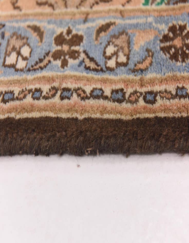 Detail image of  9' 7 x 13'  Hand Knotted Kashmar Persian Wool Rug