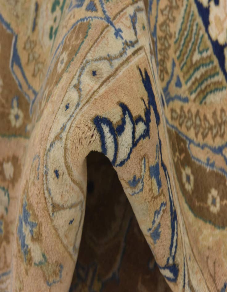 Detail image of 9' 7 x 12' 7 Hand Knotted Kashmar Persian Wool Rug