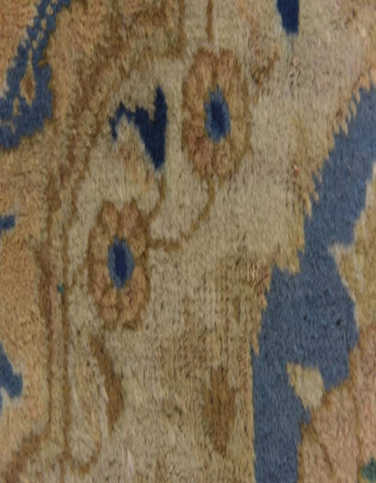 Detail image of 9' 7 x 12' 7 Hand Knotted Kashmar Persian Wool Rug