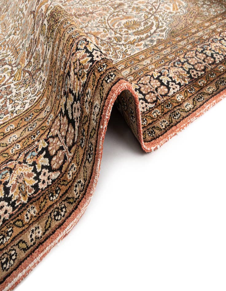 Detail image of  3' 10 x 6' 7 Kashmir Wool Rug