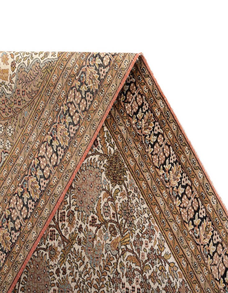 Detail image of  3' 10 x 6' 7 Kashmir Wool Rug