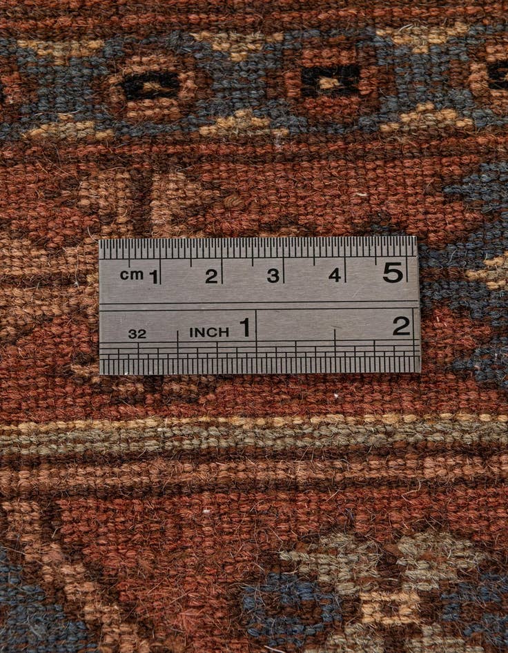 Detail image of  4' 3 x 6' 1  Hand Knotted Kazak Oriental Wool Rug