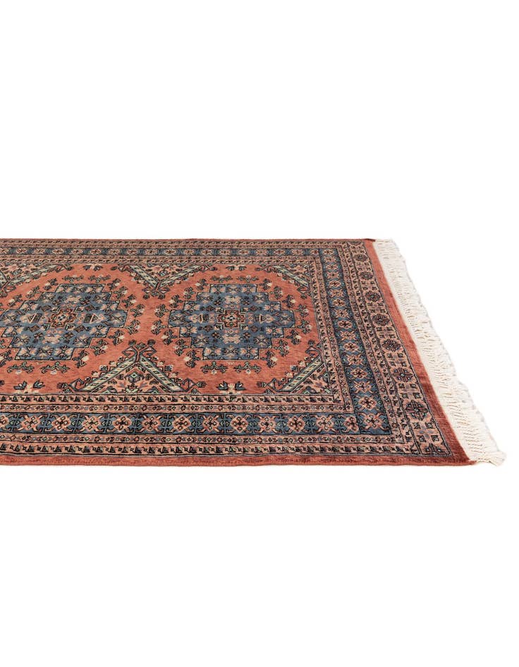 Detail image of  4' 3 x 5' 7  Hand Knotted Kazak Oriental Wool Rug