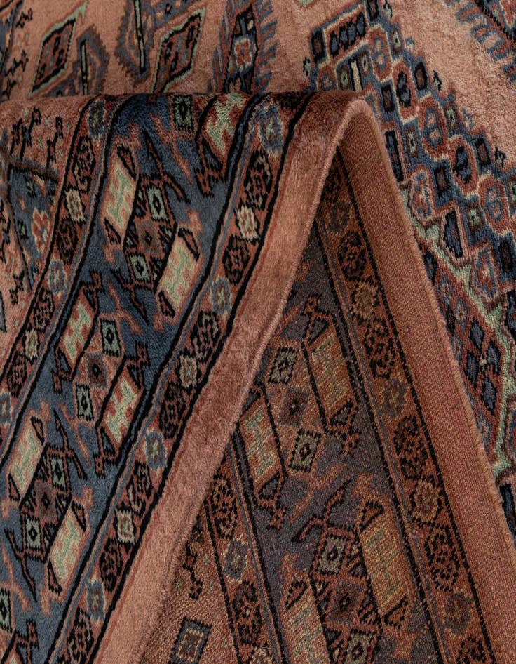 Detail image of  4' 4 x 6' 3  Hand Knotted Kazak Oriental Wool Rug