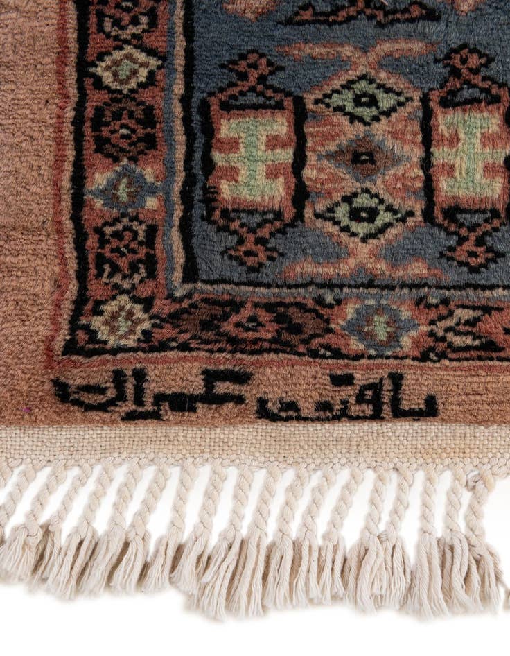 Detail image of  4' 4 x 6' 3  Hand Knotted Kazak Oriental Wool Rug