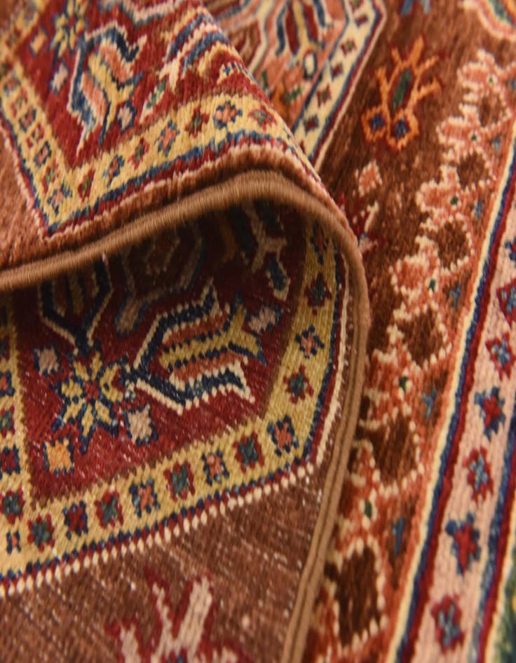 Detail image of  3' 4 x 5' 2  Hand Knotted Kazak Rug