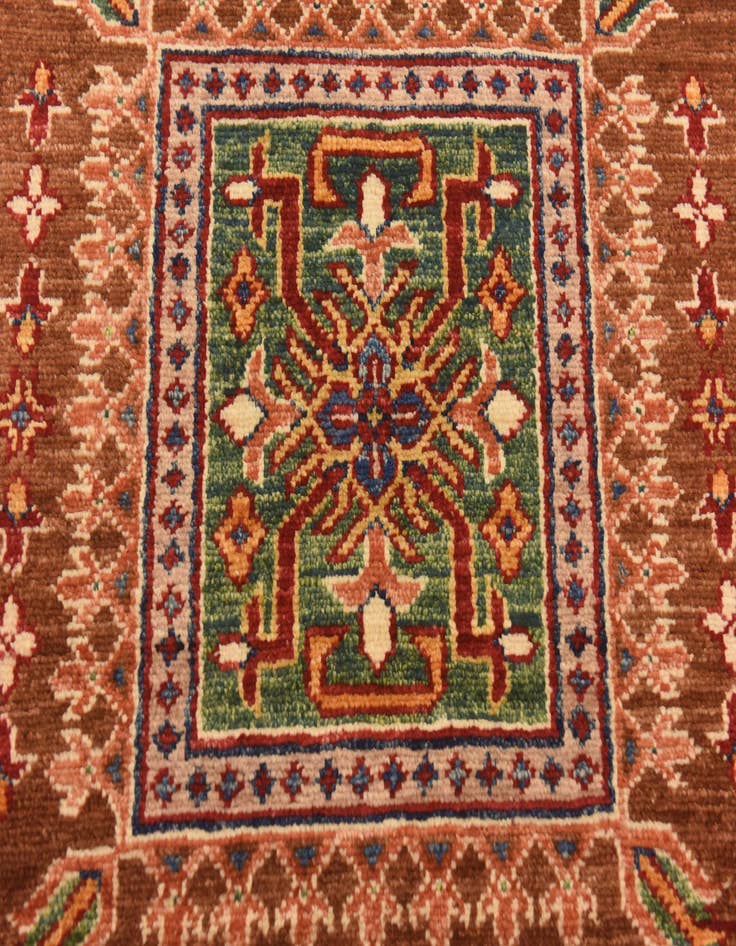Detail image of  3' 4 x 5' 2  Hand Knotted Kazak Rug