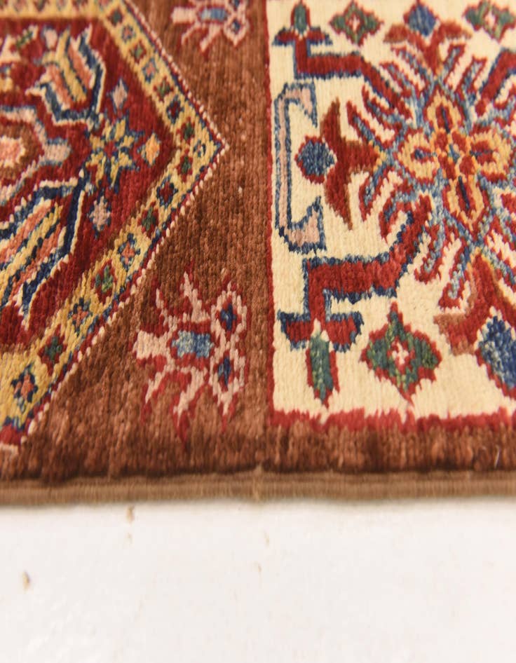 Detail image of  3' 4 x 5' 2  Hand Knotted Kazak Rug