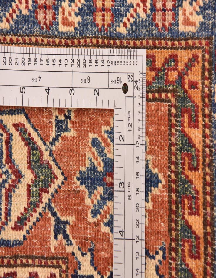 Detail image of  3' 6 x 4' 10  Hand Knotted Kazak Oriental Rug