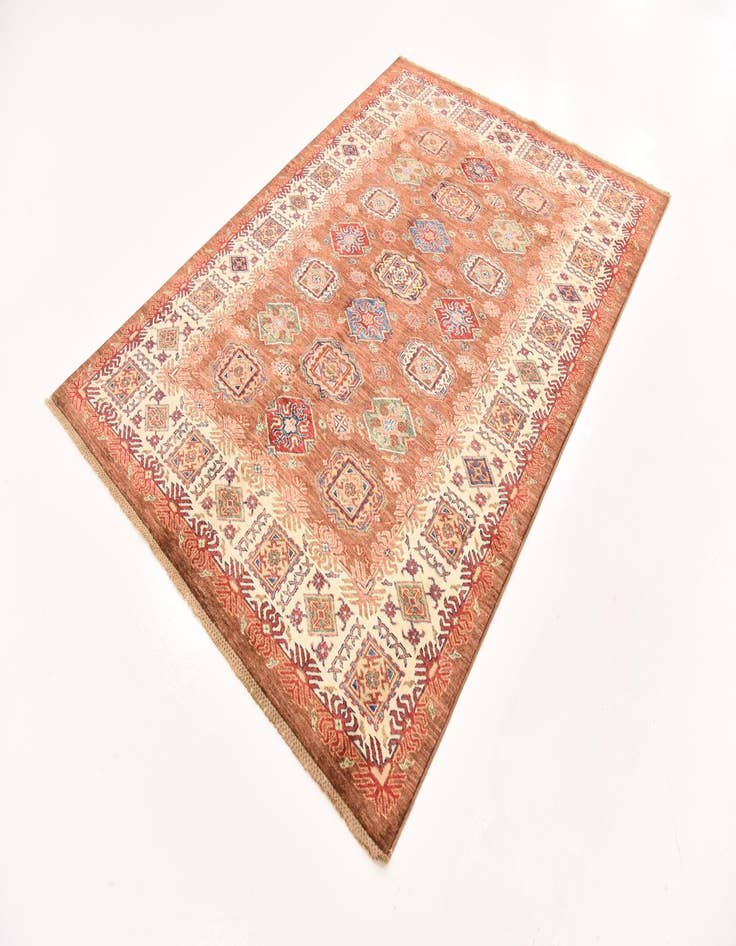 Detail image of  5' 6 x 7' 10  Hand Knotted Kazak Oriental Rug