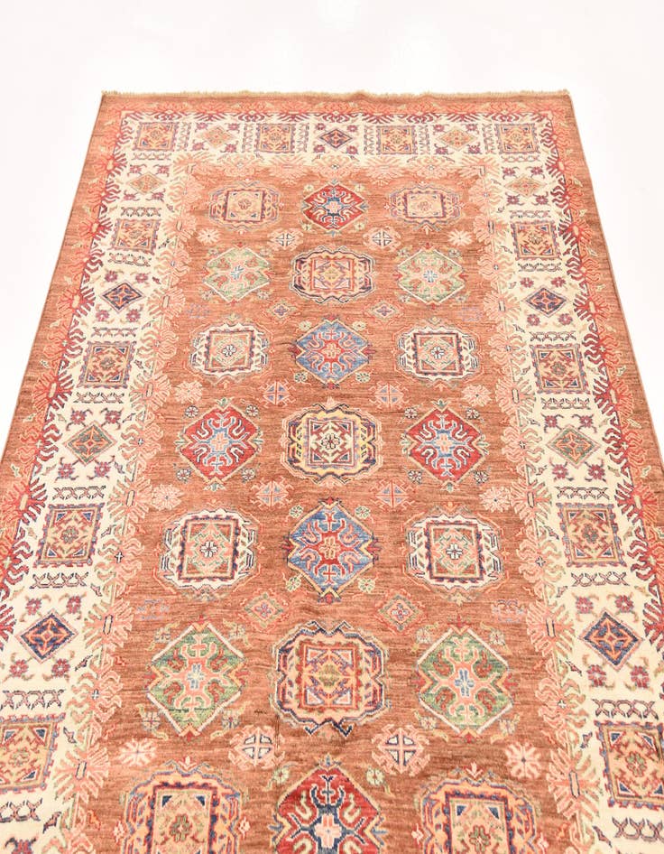 Detail image of  5' 6 x 7' 10  Hand Knotted Kazak Oriental Rug