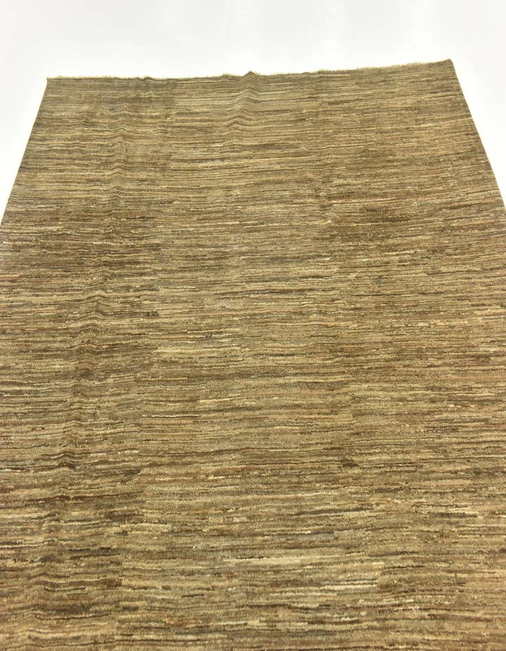 Detail image of  6' 8 x 9' 6  Hand Knotted Khotan Ziegler Rug