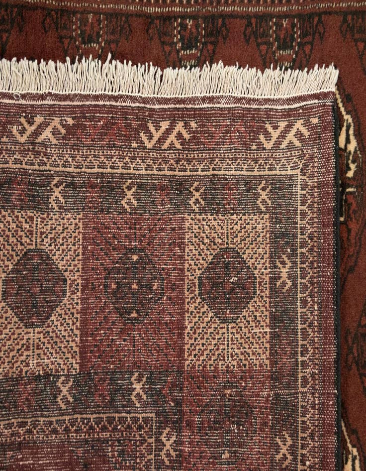 Detail image of  6' 9 x 8' 11  Hand Knotted Khurasan Persian Wool Rug