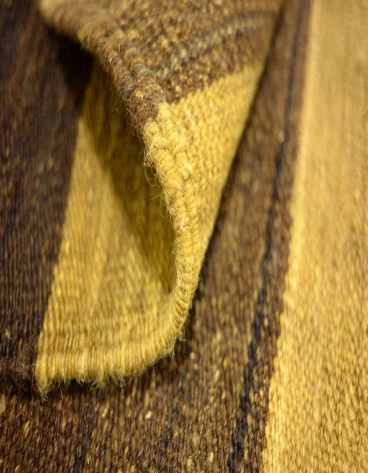 Detail image of  5' 2 x 7'  Hand Woven Kilim Afghan Wool Rug