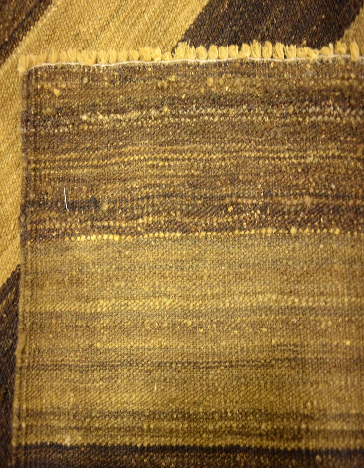 Detail image of  5' 2 x 7'  Hand Woven Kilim Afghan Wool Rug